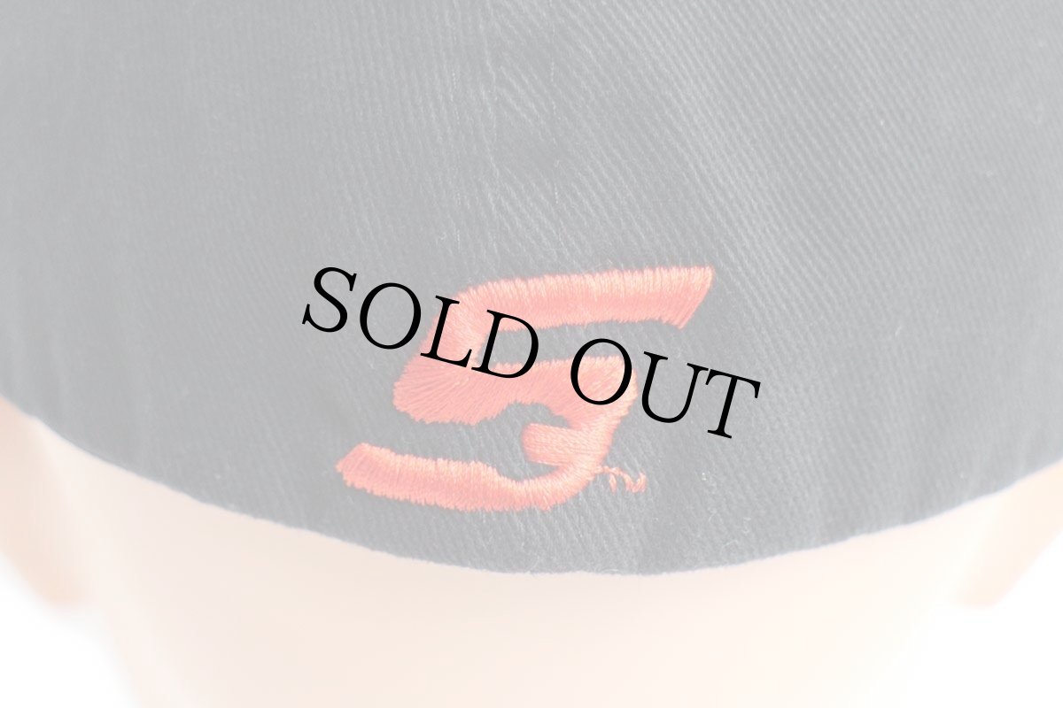 画像6: 00s Snap-onスナップオン ロゴ刺繍 コットンキャップ 黒 (6)