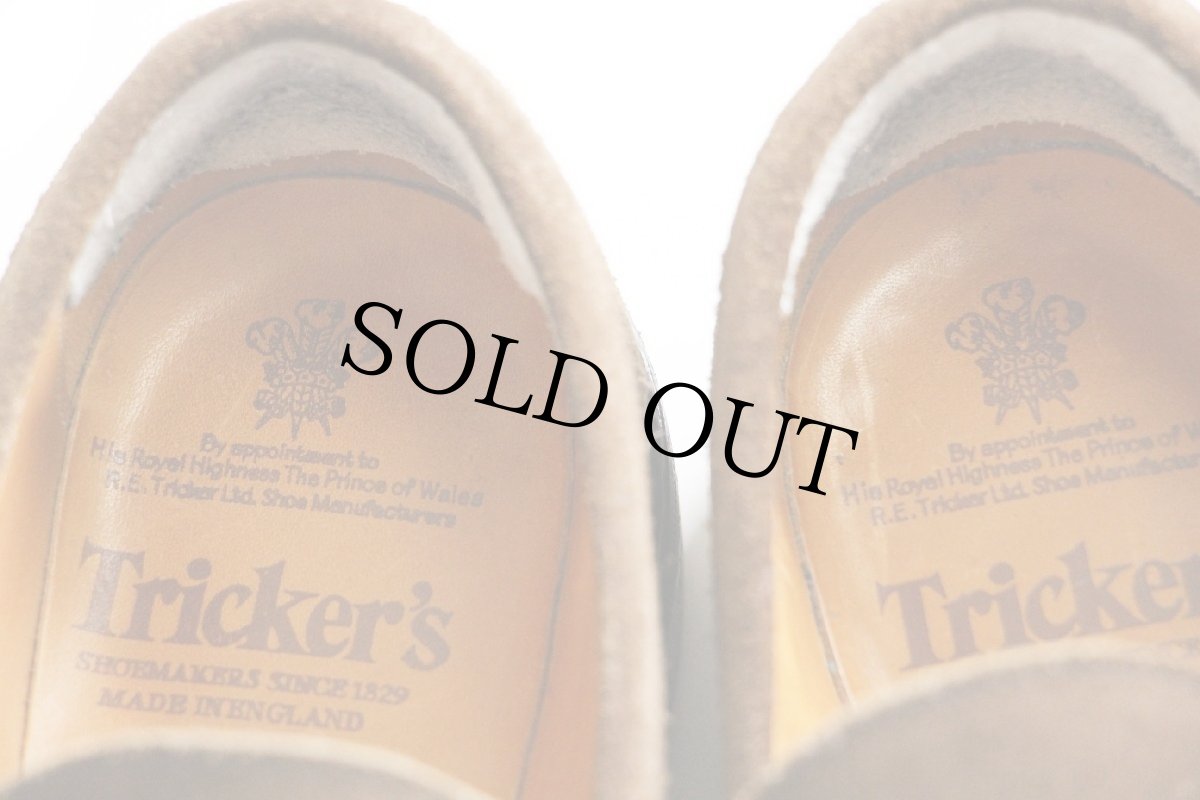 画像5: 英国製 Tricker's トリッカーズ JAMES ローファー スエード レザーシューズ ブラウン UK6.5★革靴 (5)