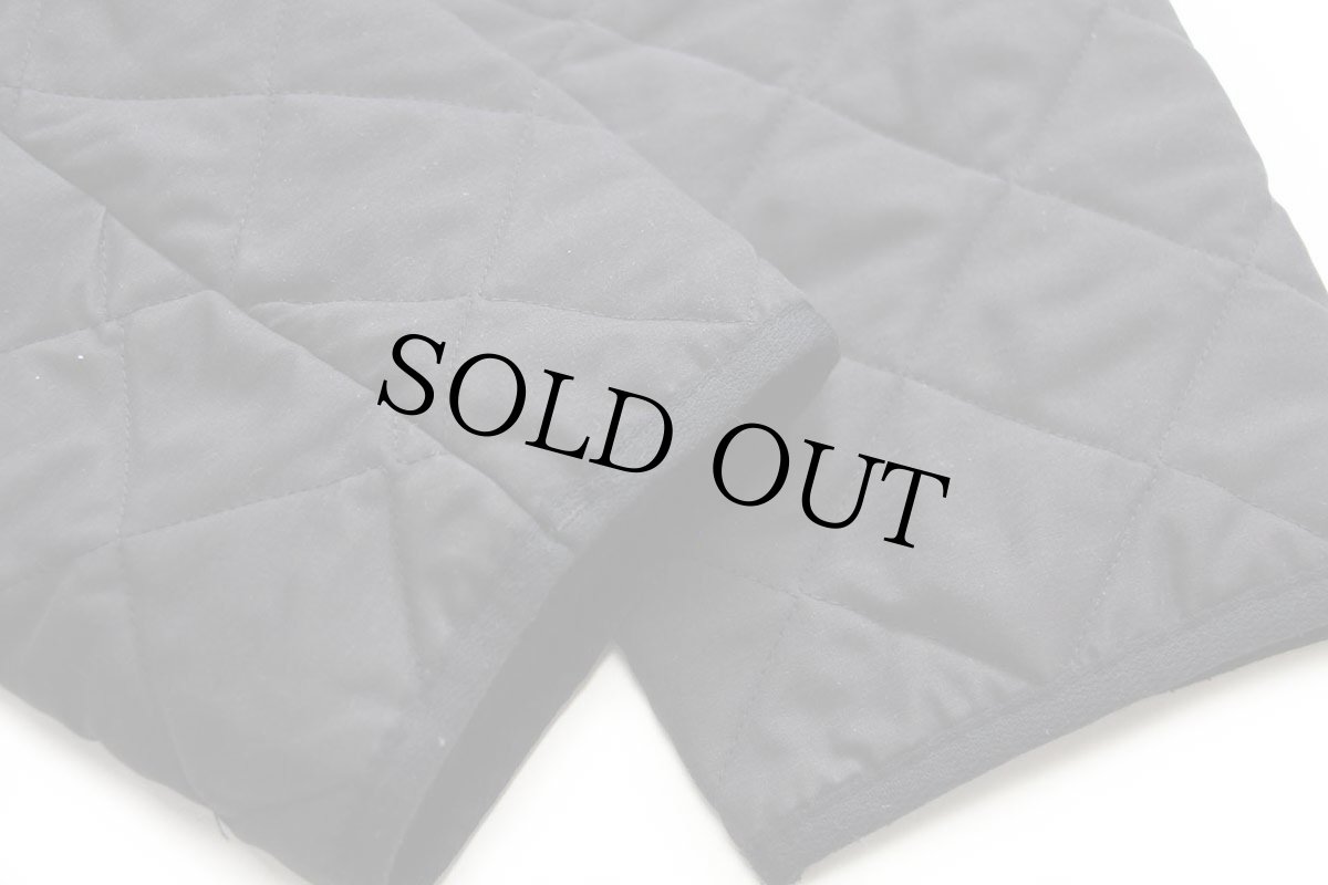 画像7: 00s ルーマニア製 Barbourバブアー D373 ESKDALE JACKET キルティングジャケット 黒 M (7)