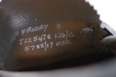 画像6: 90s Church’s チャーチ Priory ローファー スエード レザーシューズ 黒 UK8★革靴 (6)