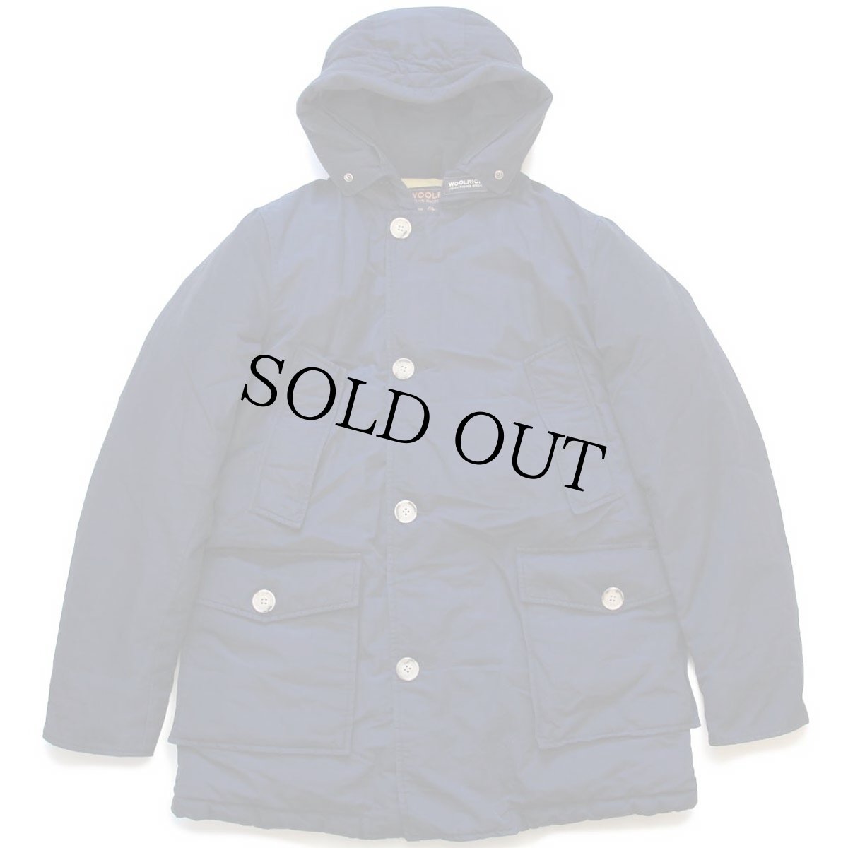 画像1: WOOLRICH JOHN RICH&BROS ウールリッチ アークティックパーカー ダウンコート 紺 S★B-9タイプ (1)