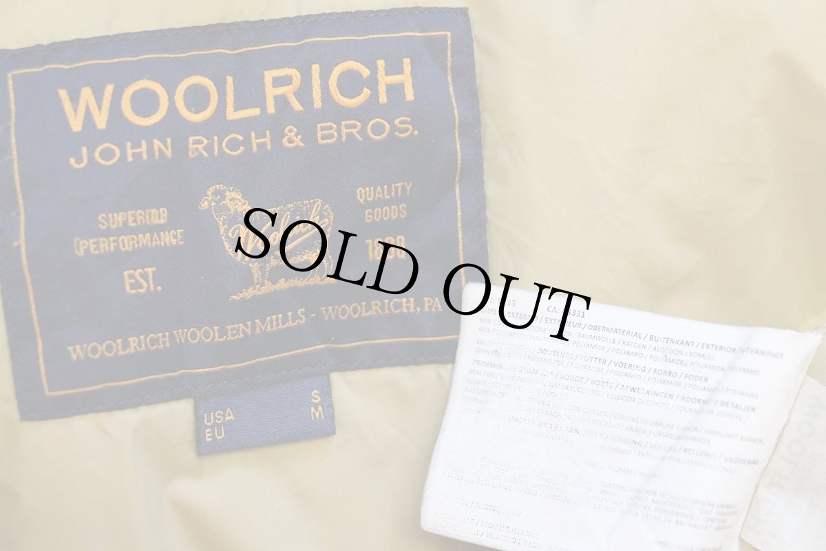 画像4: WOOLRICH JOHN RICH&BROS ウールリッチ アークティックパーカー ダウンコート 紺 S★B-9タイプ (4)