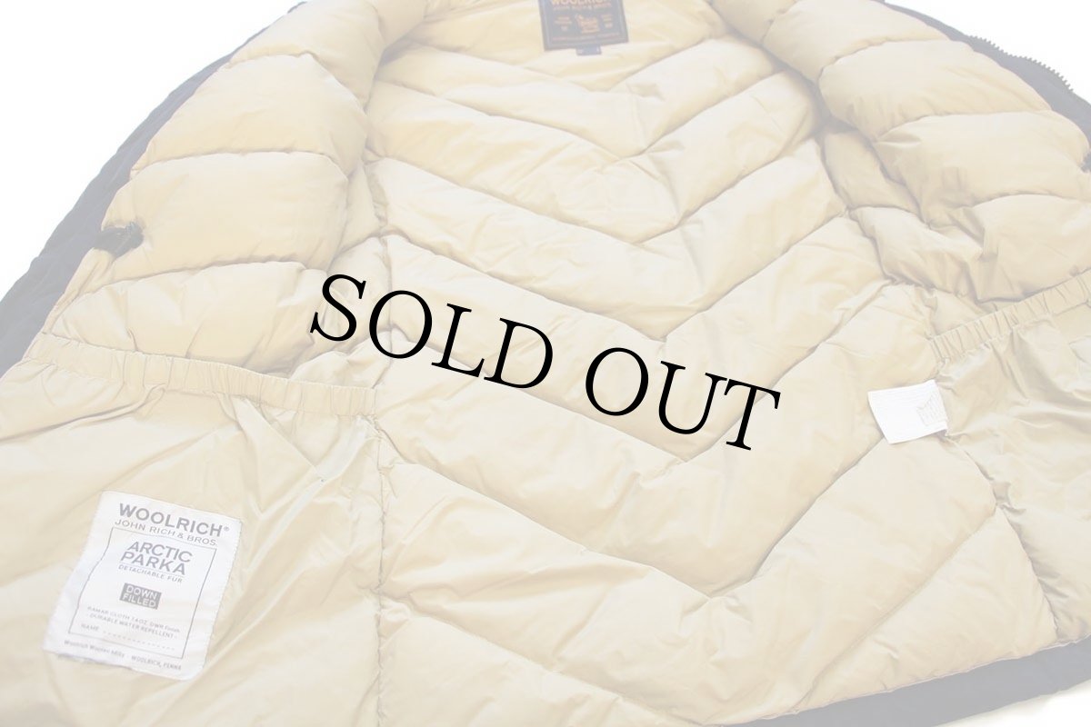 画像5: WOOLRICH JOHN RICH&BROS ウールリッチ アークティックパーカー ダウンコート 紺 S★B-9タイプ (5)
