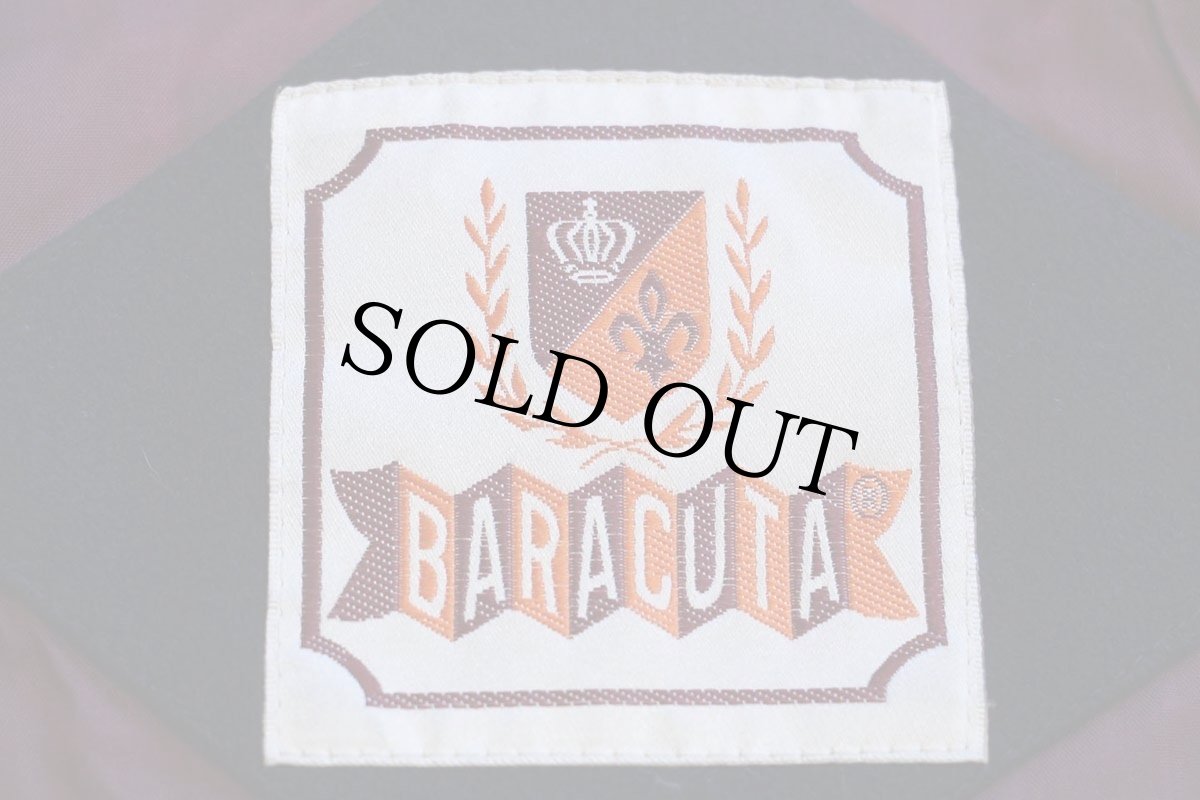 画像4: 80s BARACUTAバラクータ チンスト付き ウール×レーヨン ジャケット 濃紺 M (4)