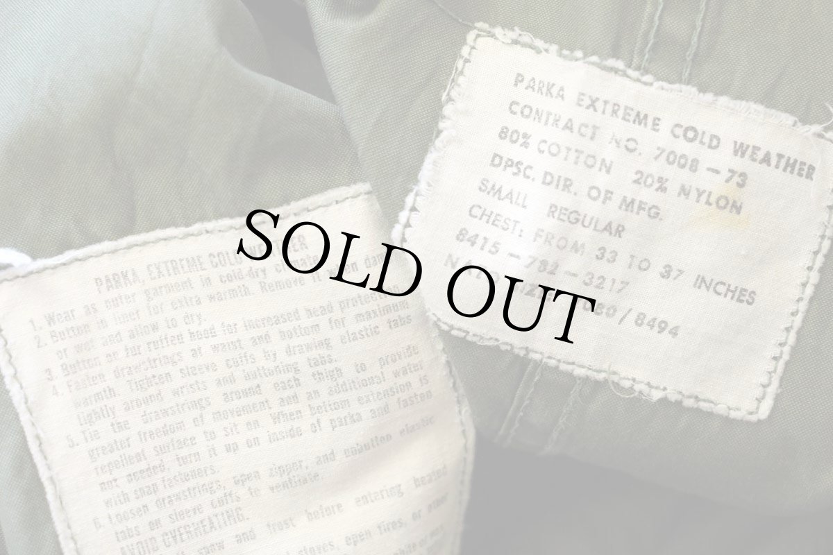 画像4: 70s 米軍 U.S.ARMY M-65 パーカー オリーブグリーン S-R★A モッズコート (4)