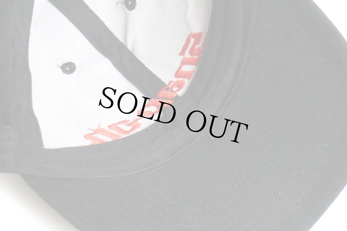 画像9: 00s Snap-onスナップオン ロゴ刺繍 コットンキャップ 黒 (9)