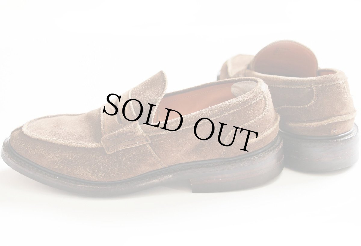 画像3: 英国製 Tricker's トリッカーズ JAMES ローファー スエード レザーシューズ ブラウン UK6.5★革靴 (3)