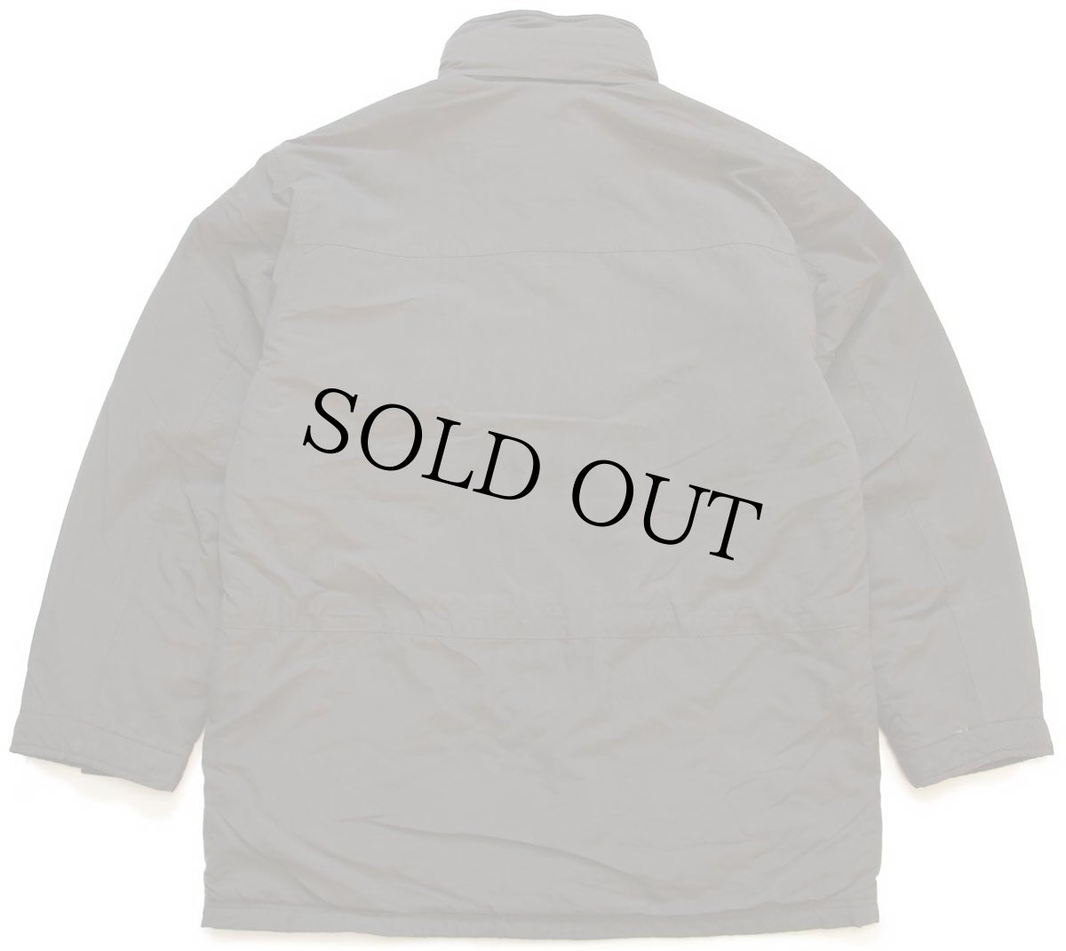 画像2: 00s L.L.Bean Thinsulate 中綿入り POLARTEC フリースライナー ナイロン マウンテンジャケット ペンキ飛び オリーブドラブ M (2)