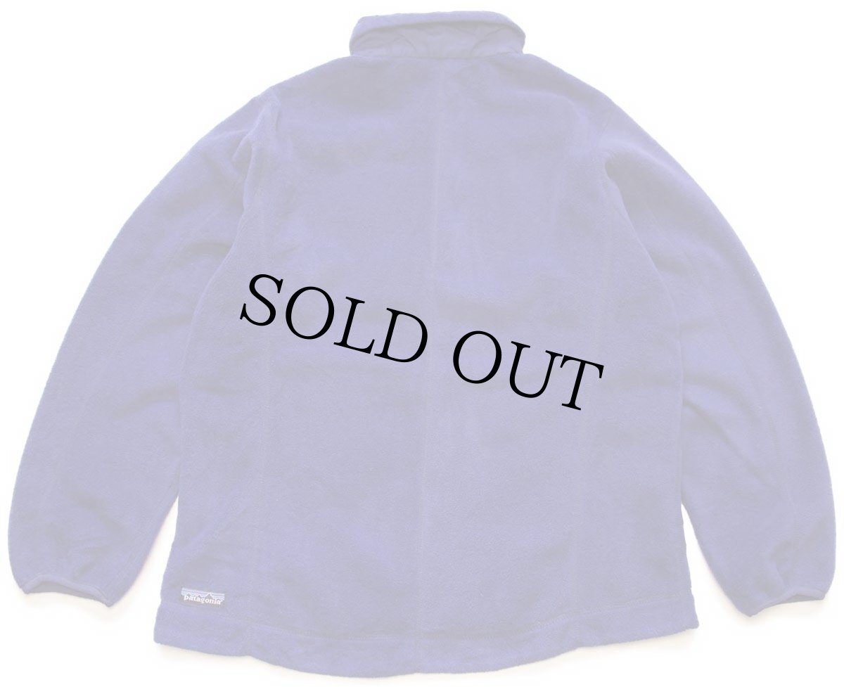 画像2: 90s USA製 patagoniaパタゴニア シンチラ フリースジャケット 青紫 L (2)