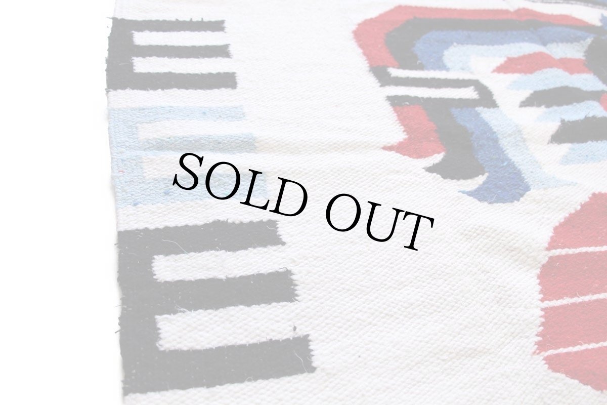 画像5: 戦士柄 メキシカン ラグ (5)