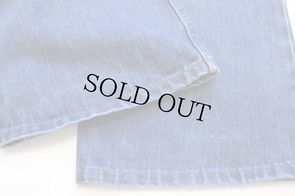 画像9: 80s USA製 Levi'sリーバイス 517 デニムパンツ ヒゲ w38★77 ブーツカット (9)