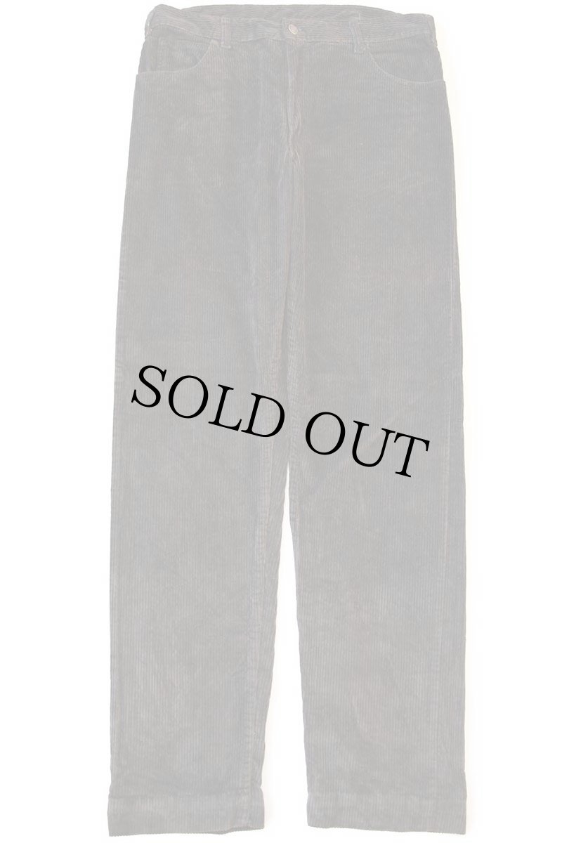 画像2: 80s gapギャップ 太畝 コーデュロイパンツ 焦げ茶 W34 (2)