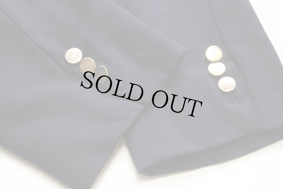 画像7: 80s USA製 L.L.Bean 2つボタン テーラードジャケット 紺ブレ 44R★ブレザー (7)