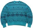 80s Woolrich コアラ ニット セーター レディース 古着 80s WoolRich 花 フラワー デザイン ハイネック