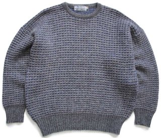 90s U2 CLOTHING アーガイル柄 シェットランド ウールニット