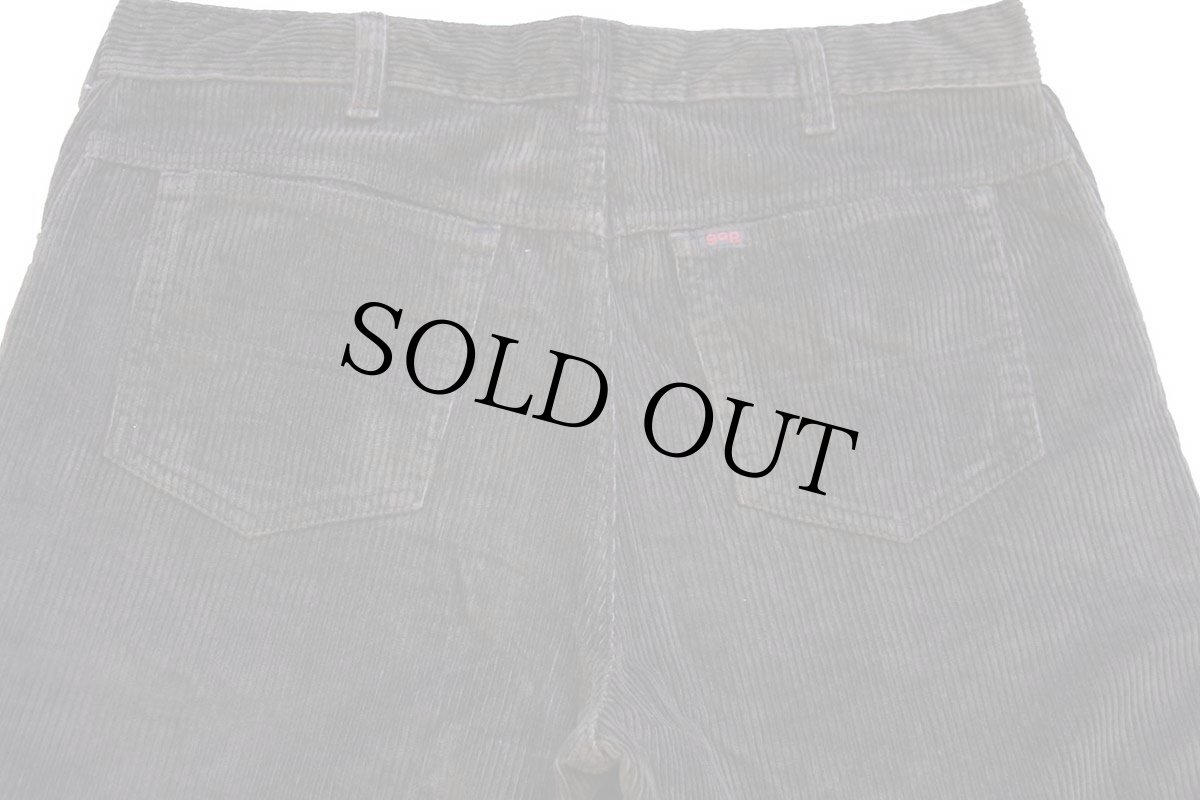 画像5: 80s gapギャップ 太畝 コーデュロイパンツ 焦げ茶 W34 (5)