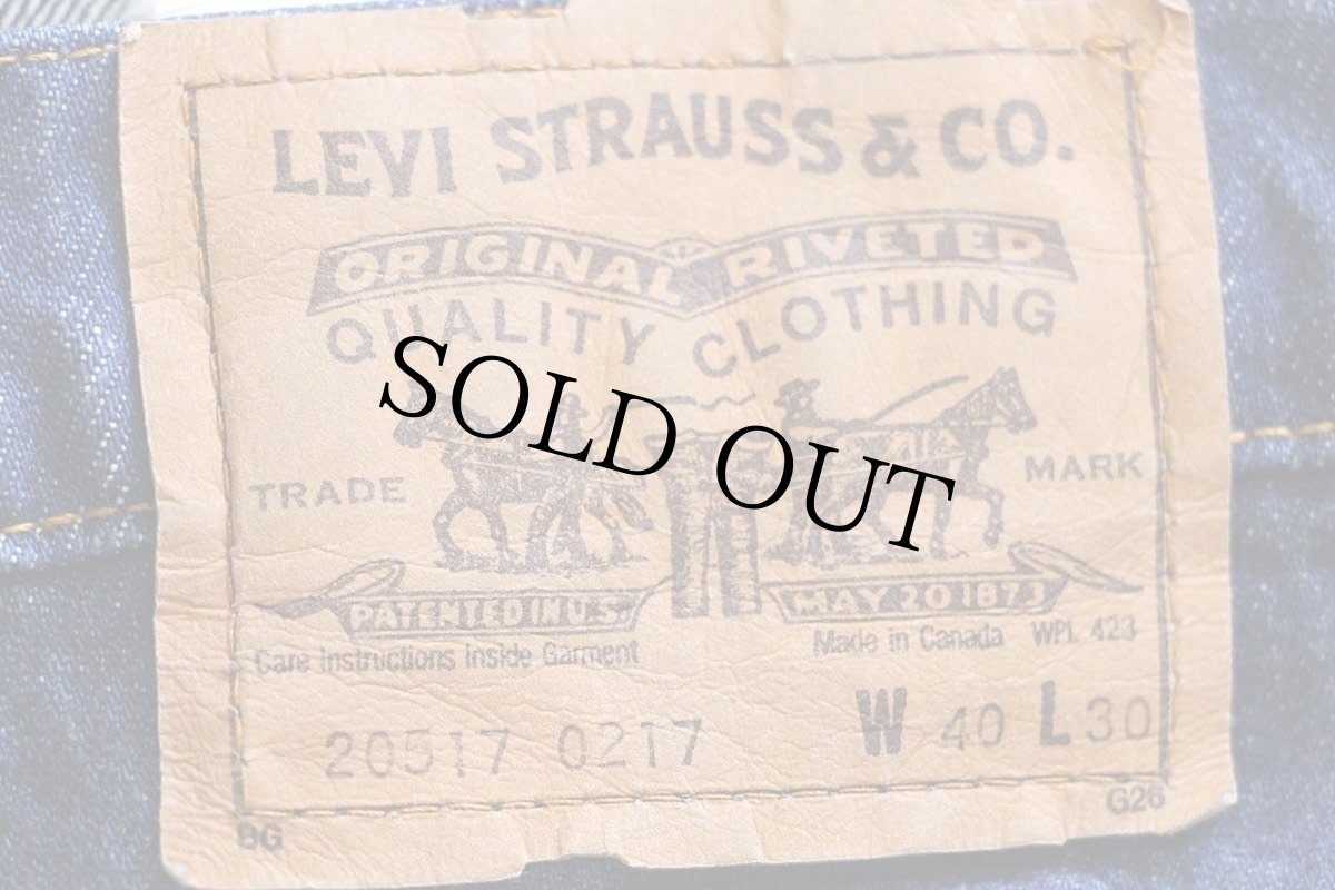 画像6: 80s カナダ製 Levi'sリーバイス 517 デニムパンツ W40 L30★76 ブーツカット (6)
