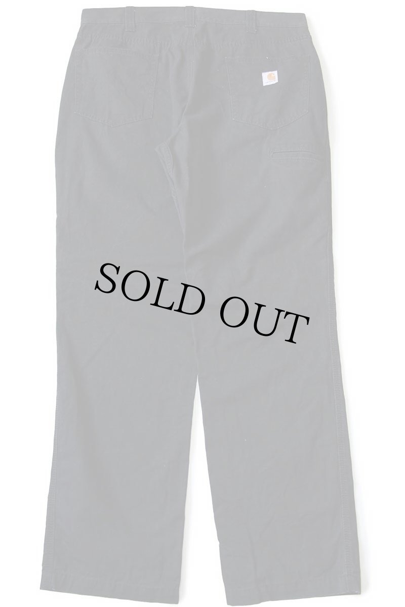 画像3: carharttカーハート コットン リップストップ ワークパンツ 黒 w38 L34 (3)