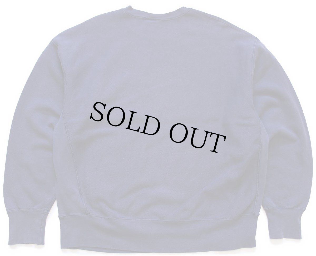 画像2: 90s Leeリー Boulter 刺繍 リバースウィーブ スウェット ナス紺 フェード 2X★特大 (2)