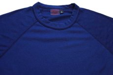 画像4: 90s USA製 patagoniaパタゴニア CAPILENEキャプリーン 無地 アンダーシャツ 紺 XL (4)