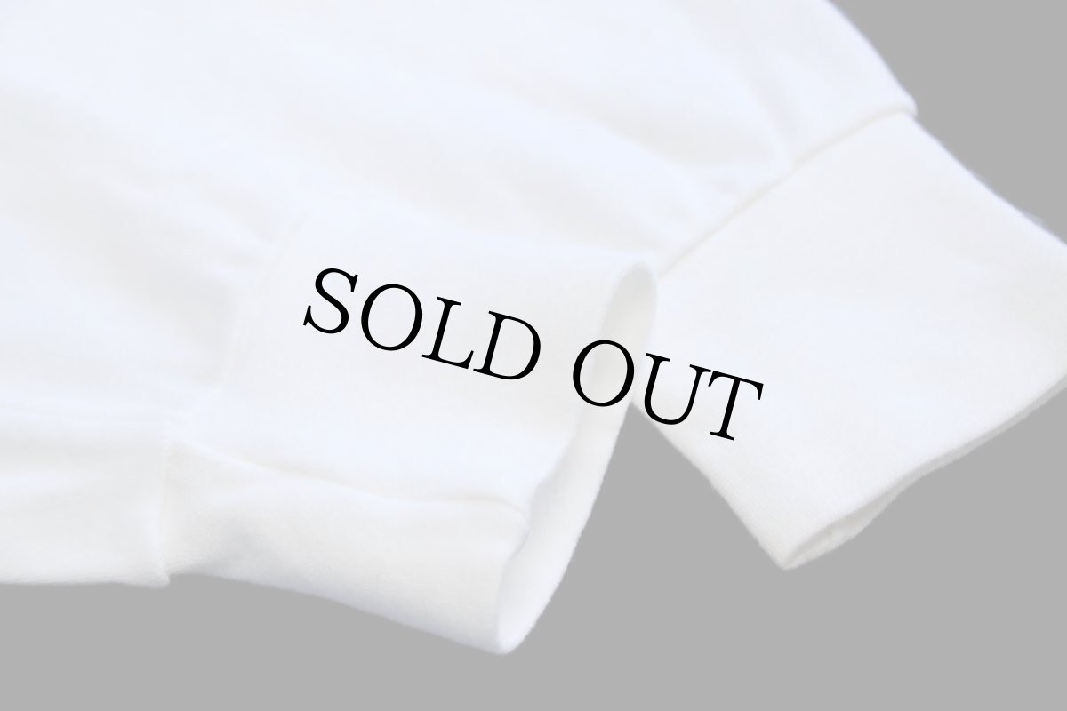 画像6: 90s USA製 LANDS'ENDランズエンド 無地 タートルネック コットン 長袖Tシャツ 白 XXL★特大 (6)