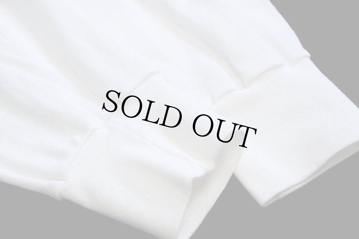 画像6: 80s USA製 L.L.Bean BY DUOFOLD 無地 タートルネック コットン 長袖Tシャツ 白 XL★A (6)