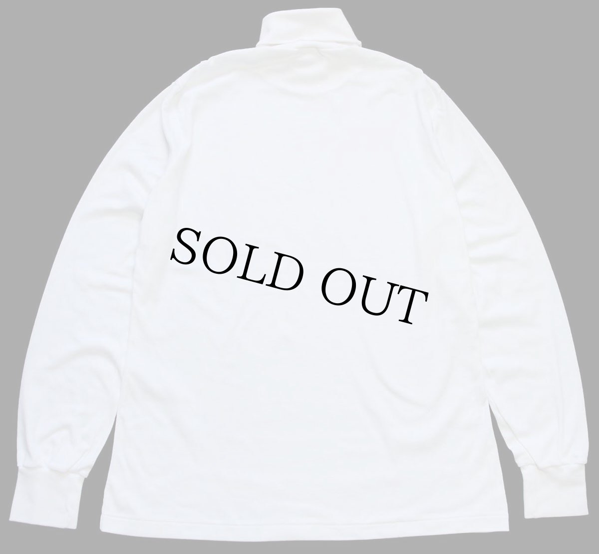 画像3: 80s USA製 L.L.Bean BY DUOFOLD 無地 タートルネック コットン 長袖Tシャツ 白 XL★A (3)