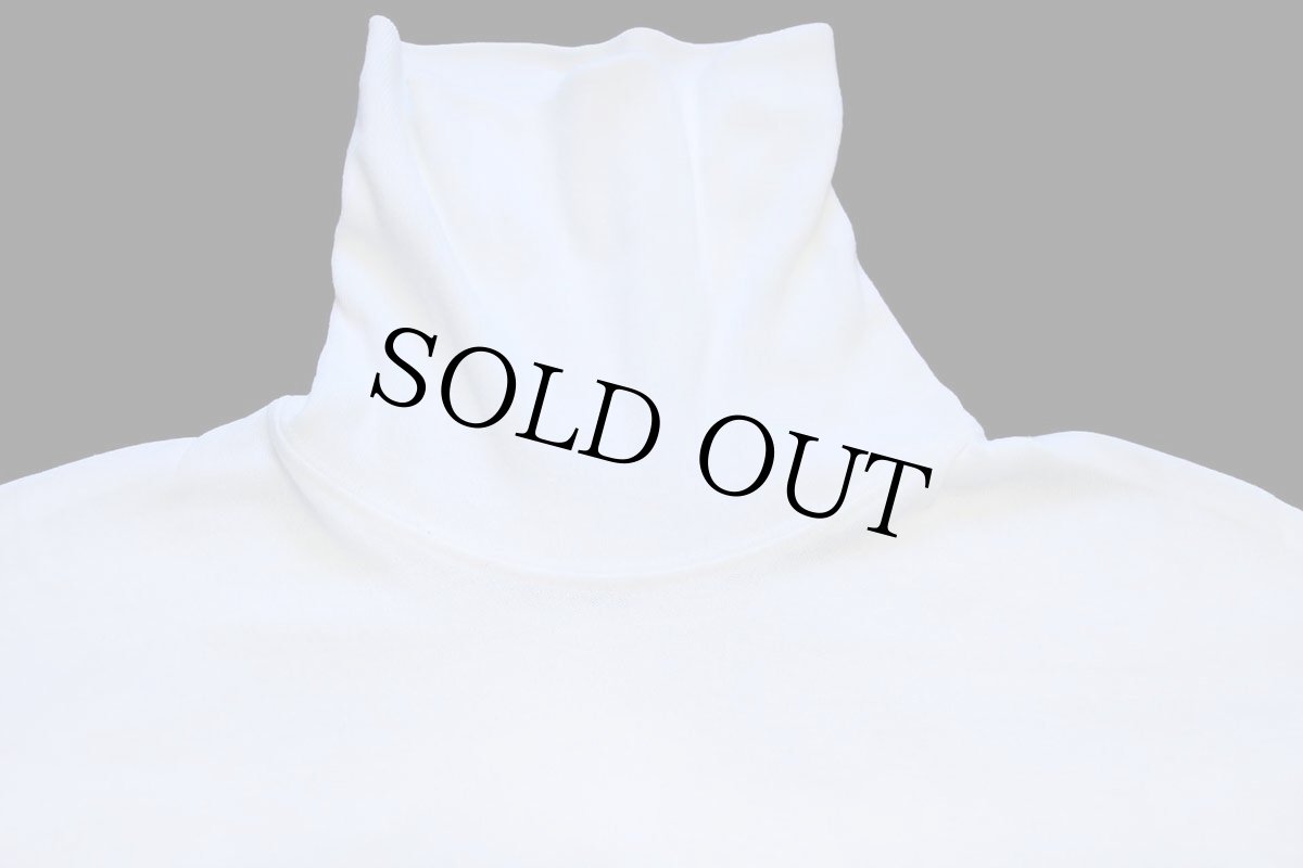 画像4: 00s ポロ ラルフローレン ワンポイント タートルネック コットン 長袖Tシャツ 白 M (4)