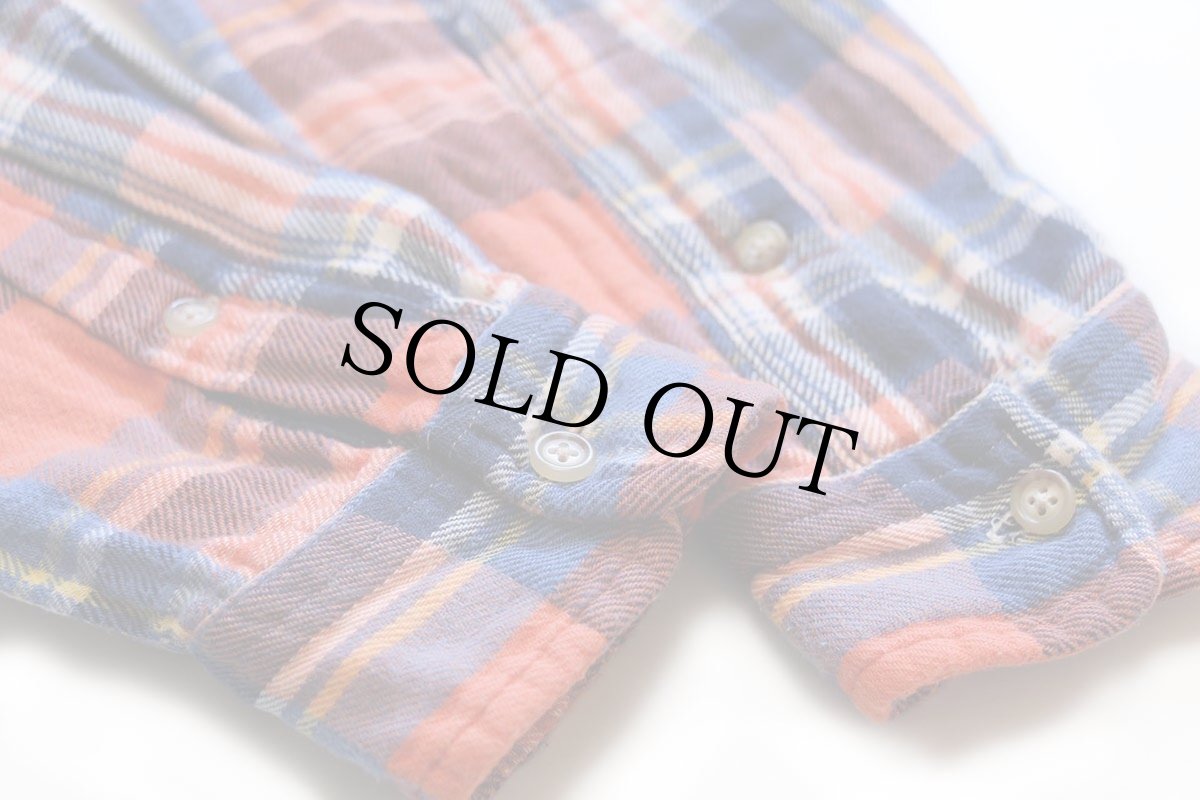 画像6: 00s ラルフローレン CLASSIC FIT チェック ボタンダウン コットン フランネルシャツ S (6)