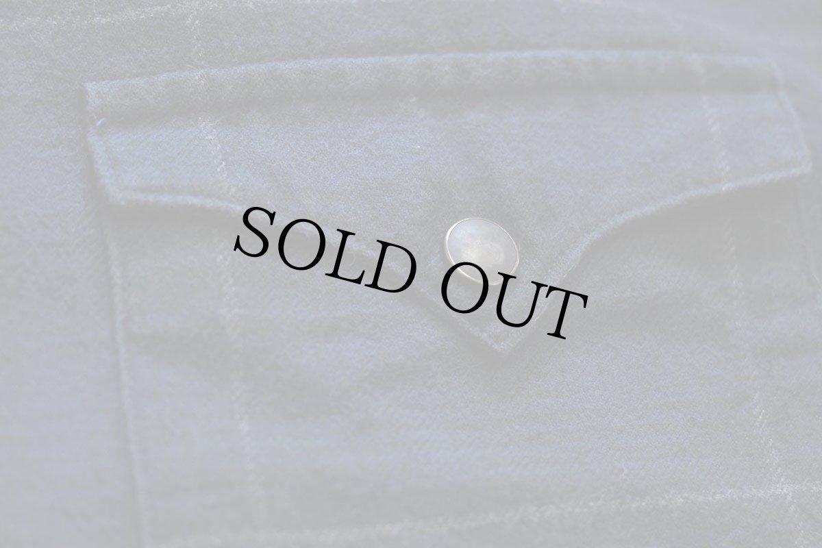 画像5: 00s ポロ ラルフローレン オンブレチェック コットン ライトネル ウエスタンシャツ XL (5)