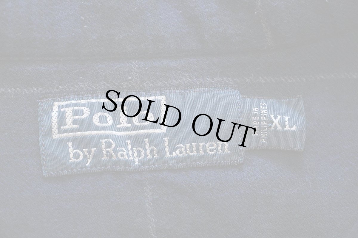 画像4: 00s ポロ ラルフローレン オンブレチェック コットン ライトネル ウエスタンシャツ XL (4)