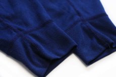 画像6: 90s USA製 patagoniaパタゴニア CAPILENEキャプリーン 無地 アンダーシャツ 紺 XL (6)