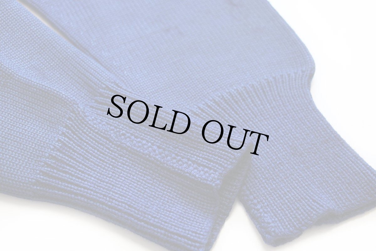 画像6: 50s GRANATO ウールニット レタードカーディガン 濃青 (6)