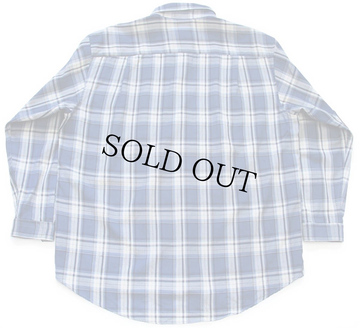 画像2: 00s メキシコ製 SIR PENDLETONサーペンドルトン タータンチェック エルボーパッチ ボタンダウン ウーステッド ウールシャツ カスタム L (2)