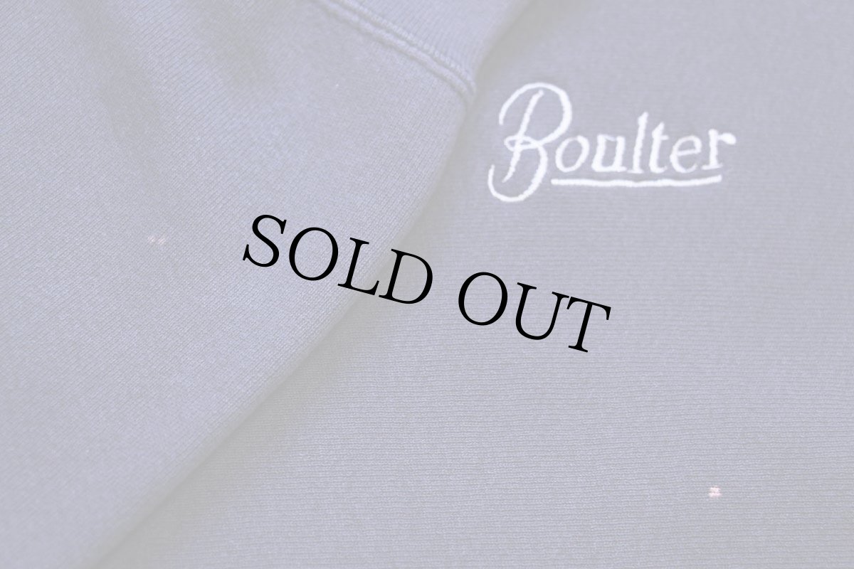 画像5: 90s Leeリー Boulter 刺繍 リバースウィーブ スウェット ナス紺 フェード 2X★特大 (5)