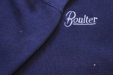 画像5: 90s Leeリー Boulter 刺繍 リバースウィーブ スウェット ナス紺 フェード 2X★特大 (5)