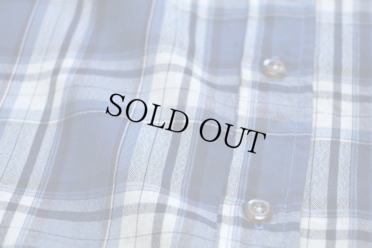 画像5: 00s メキシコ製 SIR PENDLETONサーペンドルトン タータンチェック エルボーパッチ ボタンダウン ウーステッド ウールシャツ カスタム L (5)