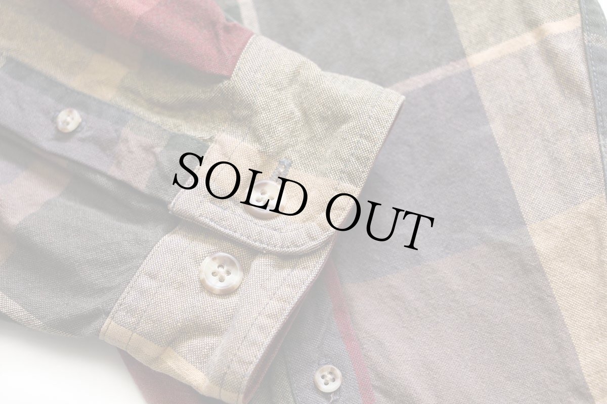 画像6: 90s EddieBauerエディーバウアー Elkhorn Canvas チェック コットン キャンバスシャツ XL (6)