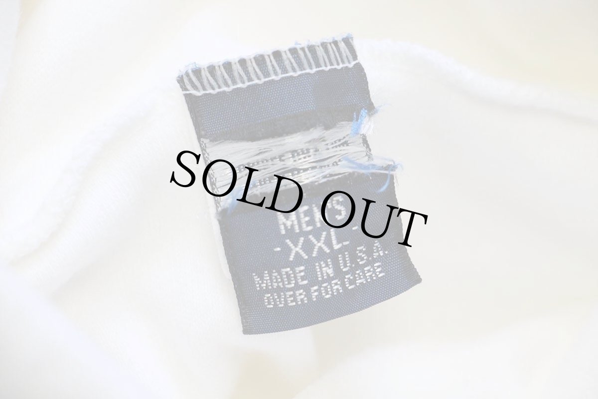 画像5: 90s USA製 LANDS'ENDランズエンド 無地 タートルネック コットン 長袖Tシャツ 白 XXL★特大 (5)