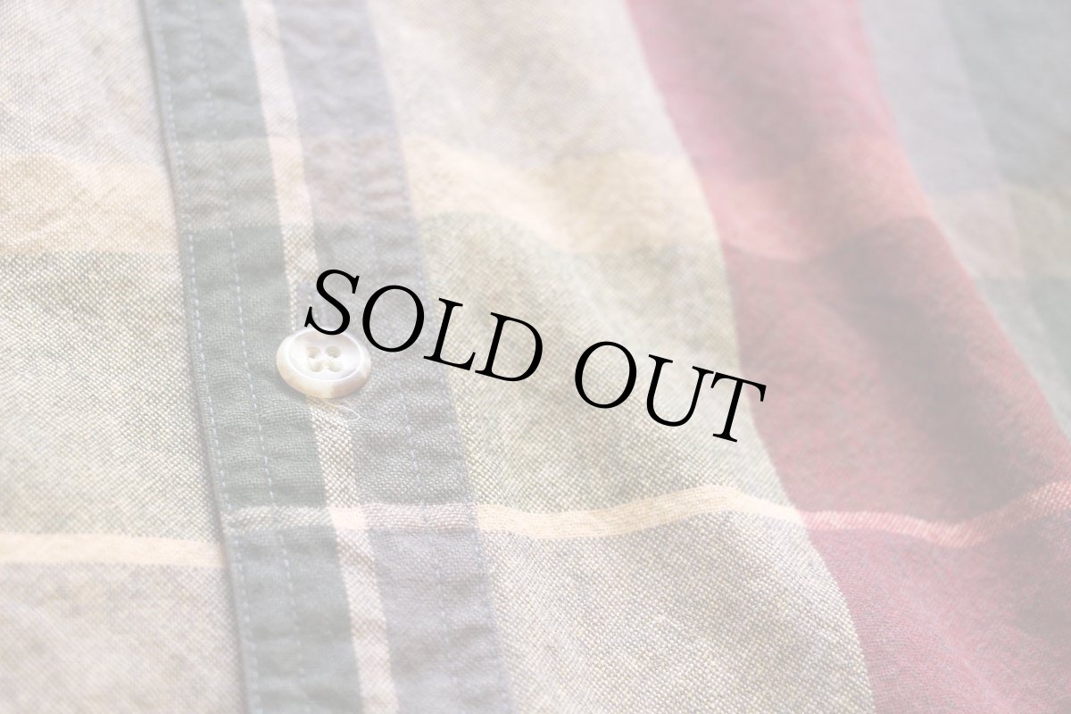 画像5: 90s EddieBauerエディーバウアー Elkhorn Canvas チェック コットン キャンバスシャツ XL (5)