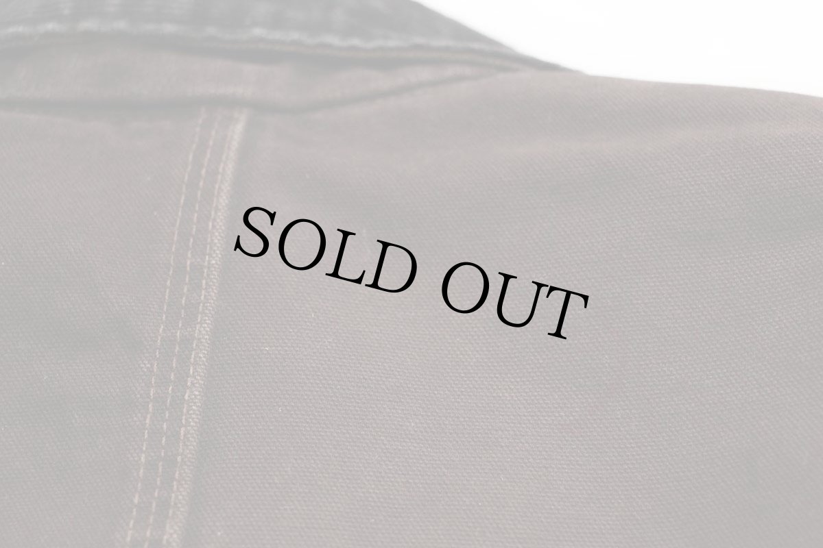 画像7: 00s メキシコ製 carharttカーハート ブランケットライナー ダック地 チョアコート カバーオール 焦げ茶 XL (7)