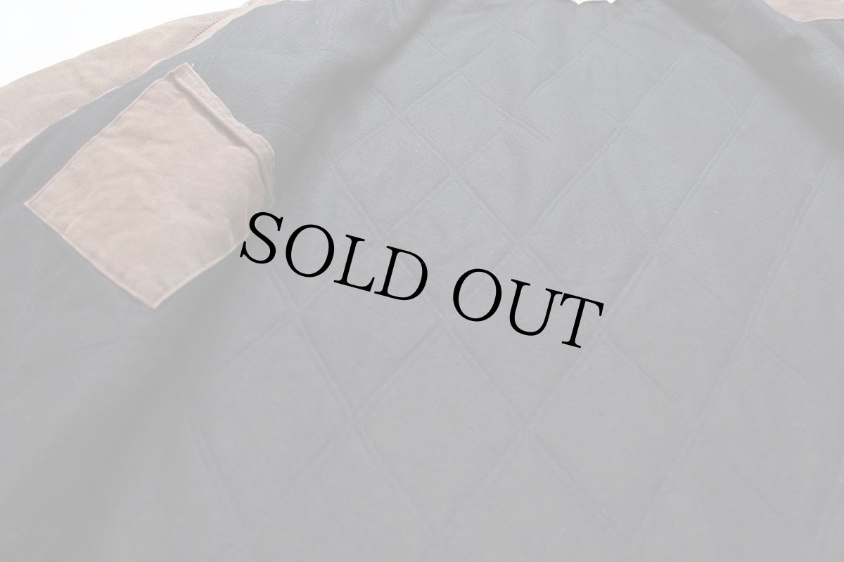 画像5: 80s USA製 carharttカーハート キルティングライナー サンドストーン ダック地 ランチコート 焦げ茶 L (5)