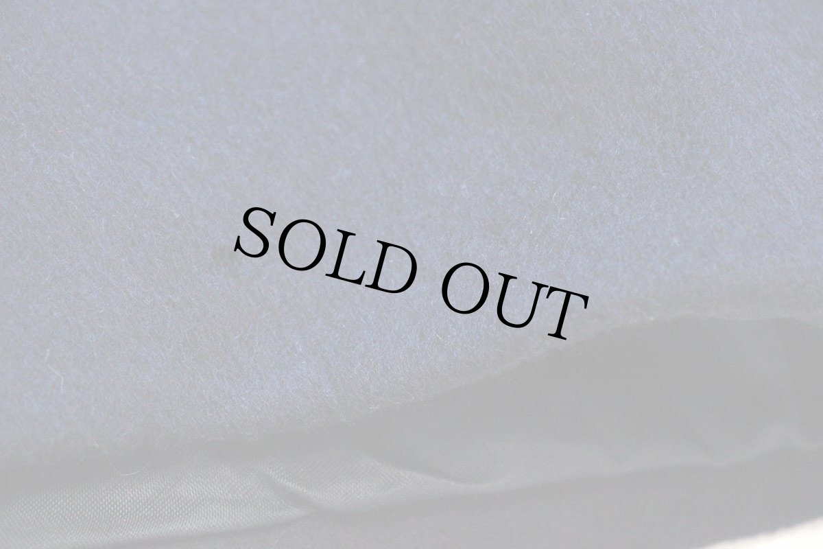 画像10: 80s 英国製 Burberrys PRORSUM バーバリー ウール×カシミヤ ステンカラーコート 濃紺 40R★バルマカーン (10)