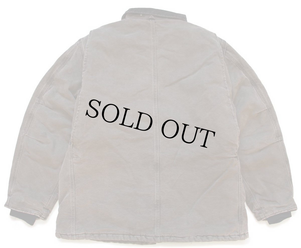 画像2: 00s USA製 carharttカーハート キルティングライナー ダック地 トラディショナルコート チェスナットブラウン L-R (2)