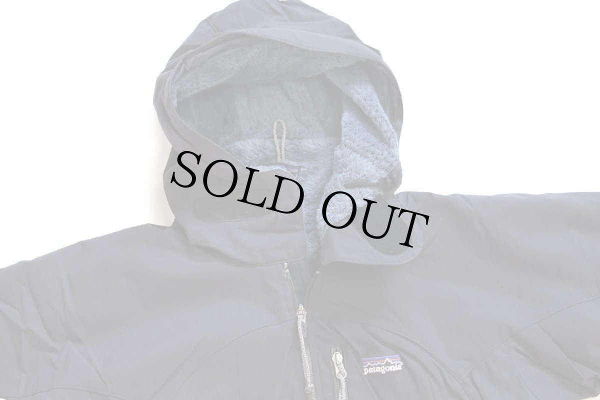 画像3: 00s patagoniaパタゴニア Stretch Speed Ascent Jacket R2 フリースライナー ナイロンパーカー チャコールグレー S★刺繍ロゴ (3)