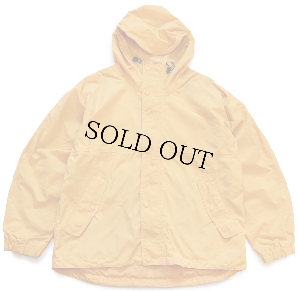 画像1: 90s EddieBauerエディーバウアー ナイロン マウンテンパーカー 濃黄 L (1)