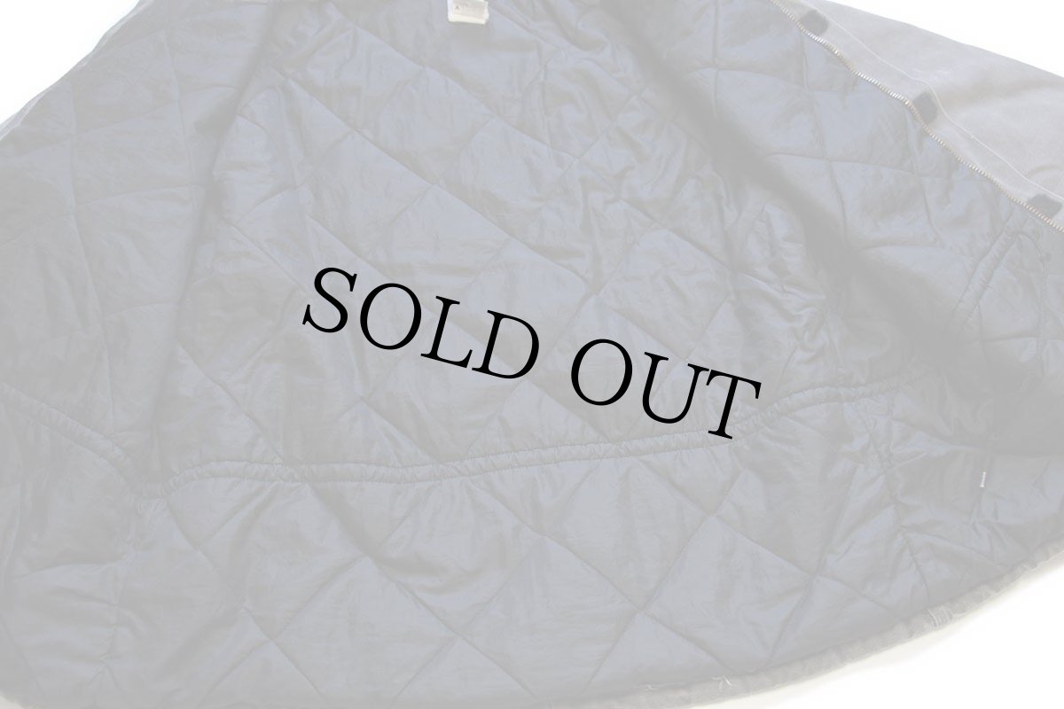 画像5: 00s USA製 carharttカーハート キルティングライナー ダック地 トラディショナルコート セメント XXL★特大 (5)