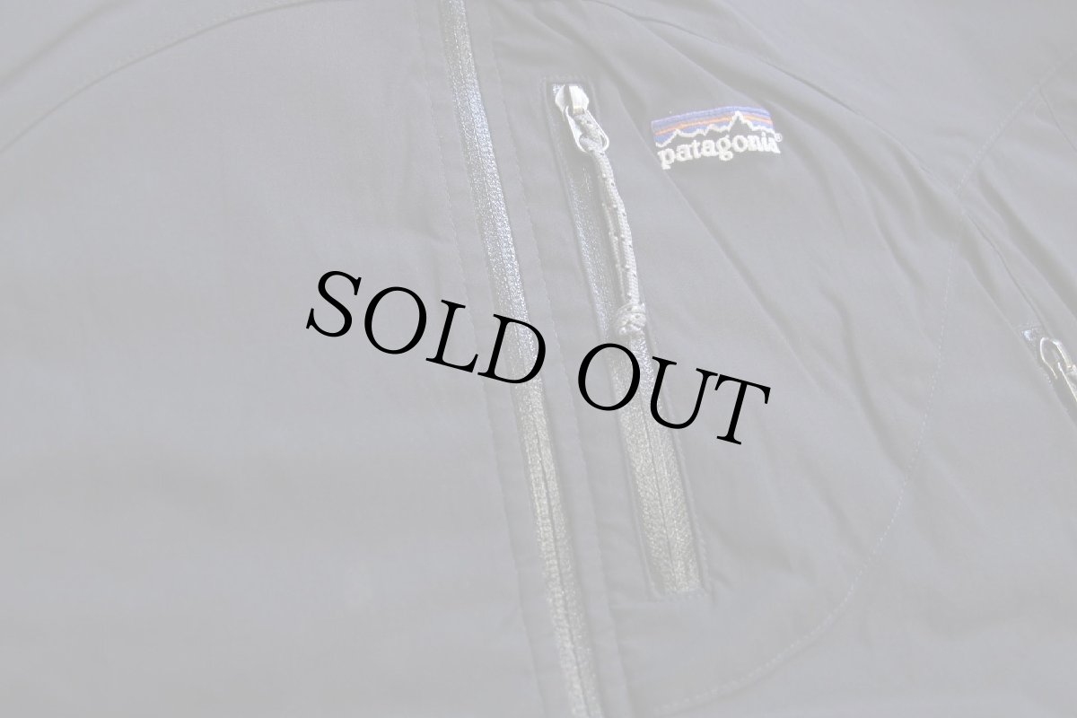 画像7: 00s patagoniaパタゴニア Stretch Speed Ascent Jacket R2 フリースライナー ナイロンパーカー チャコールグレー S★刺繍ロゴ (7)