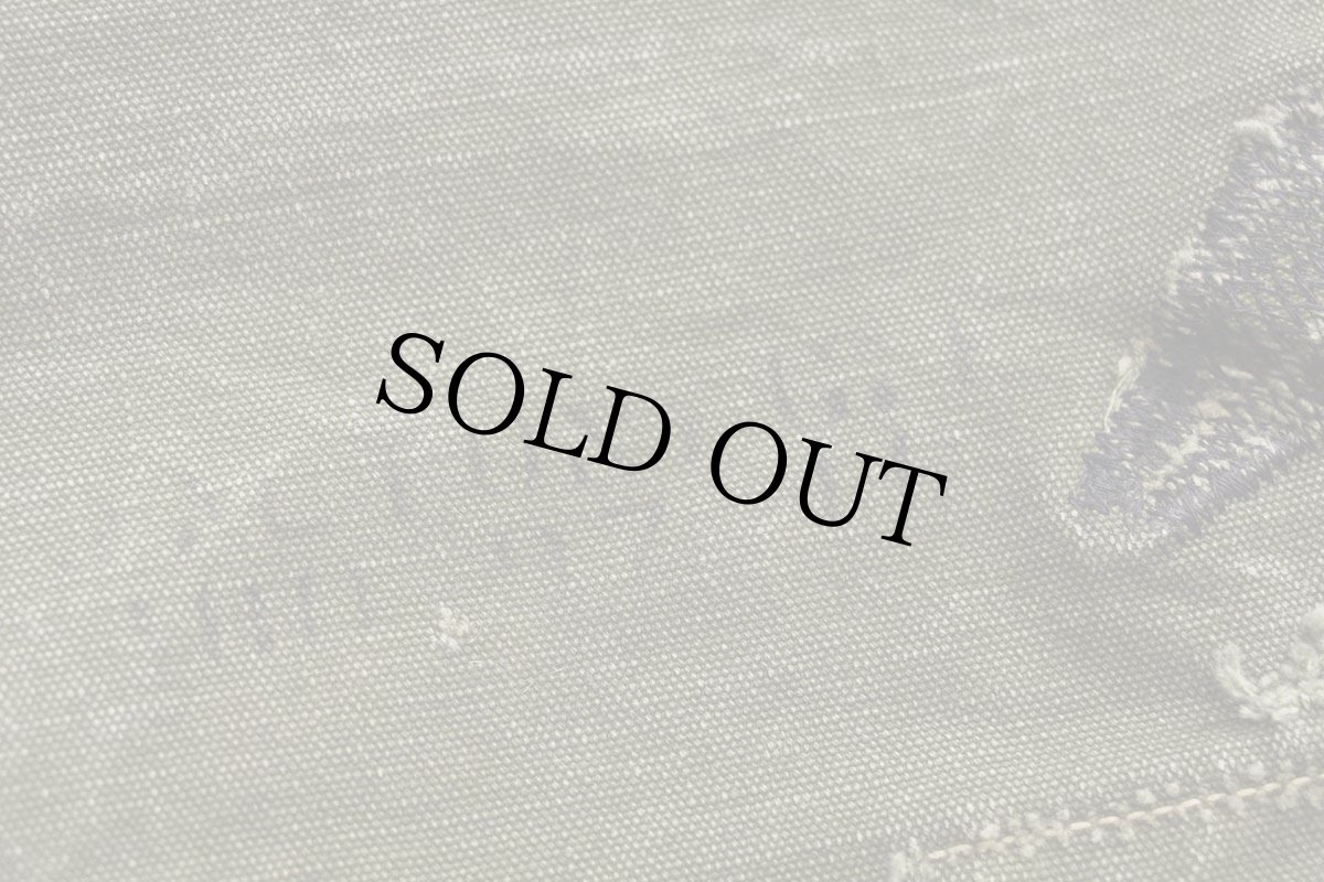 画像4: 40s 米軍 US ステンシル ダメージ コットン キャンバス ダッフルバッグ オリーブドラブ (4)