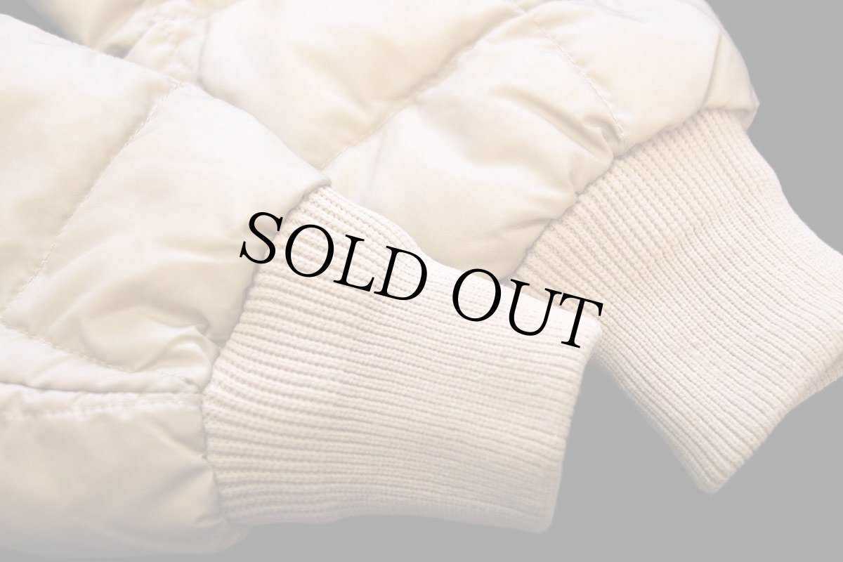 画像7: 60s Gerry ナイロン ダウンジャケット ベージュ L-L (7)